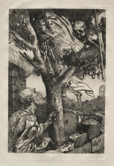 皮奥里耶之死 作者 阿方斯·莱格罗斯（Alphonse Legros）