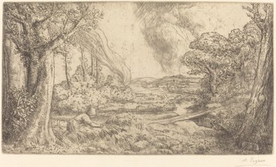 景观 作者 阿方斯·莱格罗斯（Alphonse Legros）