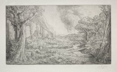 景观 作者 阿方斯·莱格罗斯（Alphonse Legros）
