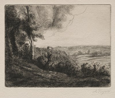景观。 作者 阿方斯·莱格罗斯（Alphonse Legros）