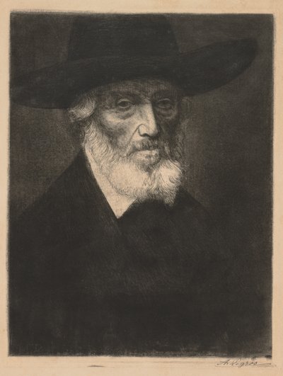 托马斯-卡莱尔大幅肖像 作者 阿方斯·莱格罗斯（Alphonse Legros）