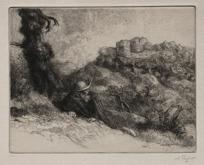 死神城堡。 作者 阿方斯·莱格罗斯（Alphonse Legros）
