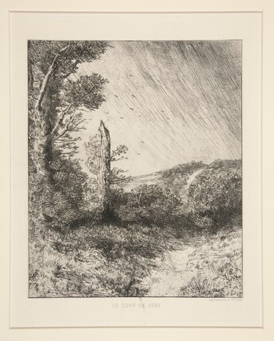 一阵风 作者 阿方斯·莱格罗斯（Alphonse Legros）