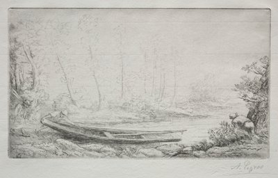 雾中出海捕鱼 作者 阿方斯·莱格罗斯（Alphonse Legros）