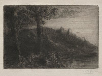 小桥 作者 阿方斯·莱格罗斯（Alphonse Legros）