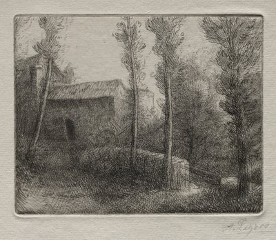 磨坊桥 作者 阿方斯·莱格罗斯（Alphonse Legros）