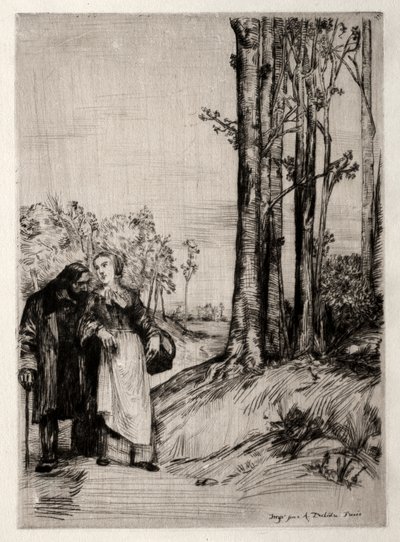 疗养长廊 作者 阿方斯·莱格罗斯（Alphonse Legros）