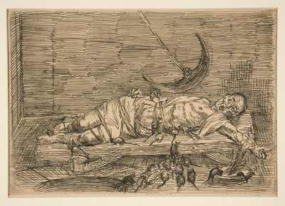 Le Puits et le Pendule, No 1（《坑与摆》，第 1 号） 作者 阿方斯·莱格罗斯（Alphonse Legros）
