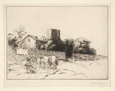 教区围墙 作者 阿方斯·莱格罗斯（Alphonse Legros）