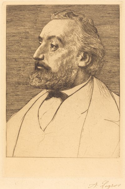 莱昂-甘贝塔，第二盘。 作者 阿方斯·莱格罗斯（Alphonse Legros）