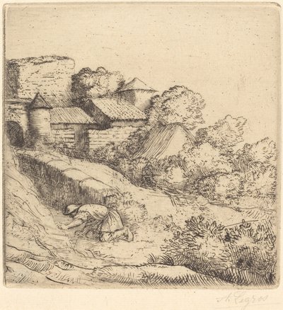 小草的燃烧器 作者 阿方斯·莱格罗斯（Alphonse Legros）