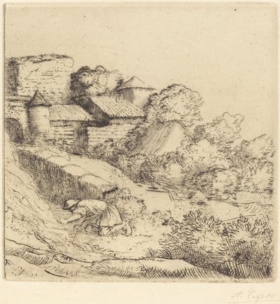 小草燃烧器 作者 阿方斯·莱格罗斯（Alphonse Legros）