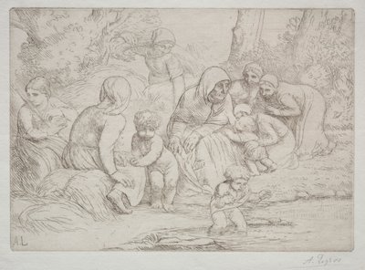 勒特。 作者 阿方斯·莱格罗斯（Alphonse Legros）