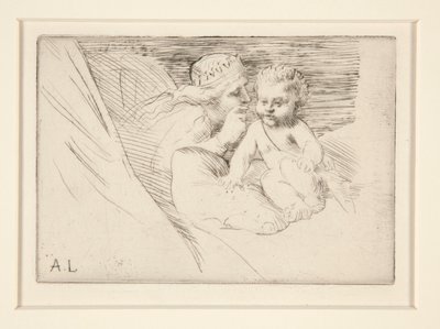 Mab et Cupidon（《玛布与丘比特） 作者 阿方斯·莱格罗斯（Alphonse Legros）