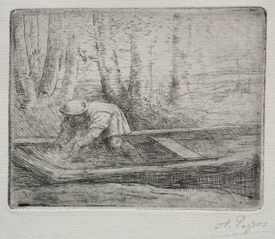 平底锅里的男人。 作者 阿方斯·莱格罗斯（Alphonse Legros）