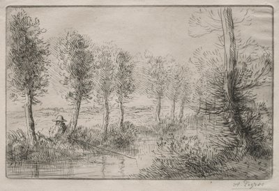 磨坊附近 作者 阿方斯·莱格罗斯（Alphonse Legros）
