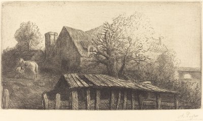 老客栈 一个老客栈。 作者 阿方斯·莱格罗斯（Alphonse Legros）
