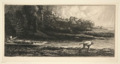 乘船观景 作者 阿方斯·莱格罗斯（Alphonse Legros）