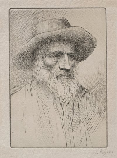 孚日农民。 作者 阿方斯·莱格罗斯（Alphonse Legros）