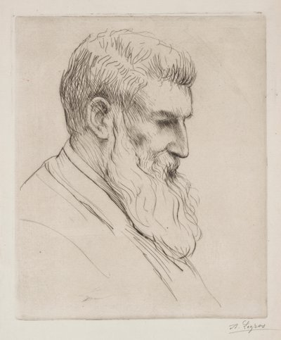 克雷伯-安格斯肖像 作者 阿方斯·莱格罗斯（Alphonse Legros）