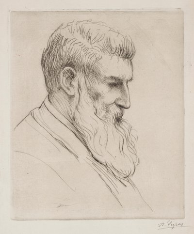 克拉比安格斯的画像。 作者 阿方斯·莱格罗斯（Alphonse Legros）