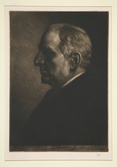 西摩-哈登肖像 作者 阿方斯·莱格罗斯（Alphonse Legros）
