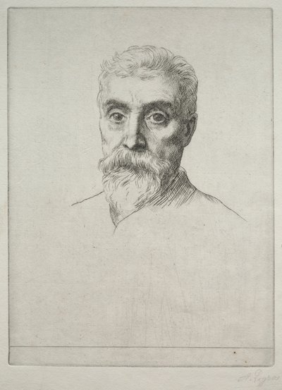 马克西姆爵士肖像 作者 阿方斯·莱格罗斯（Alphonse Legros）