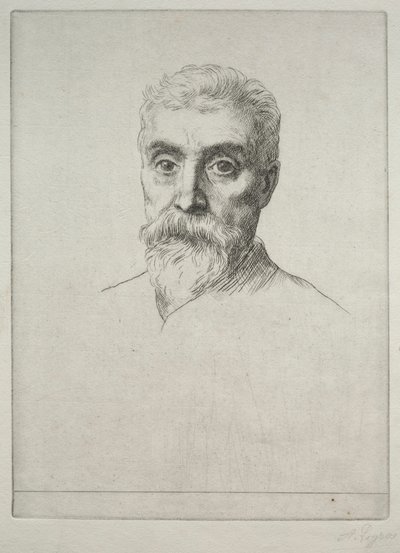 Hiram S. Maxim爵士的肖像。 作者 阿方斯·莱格罗斯（Alphonse Legros）
