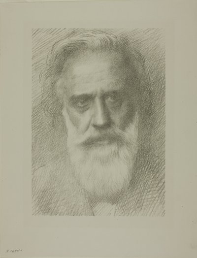 艺术家肖像》，第八版 作者 阿方斯·莱格罗斯（Alphonse Legros）
