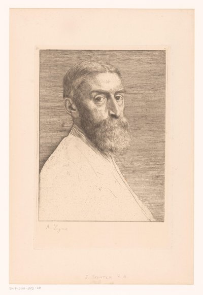 爱德华-波因特肖像 作者 阿方斯·莱格罗斯（Alphonse Legros）