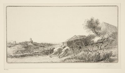 收割干草 作者 阿方斯·莱格罗斯（Alphonse Legros）