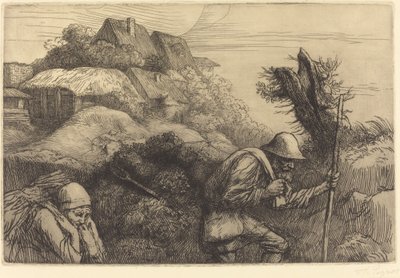 从森林归来 (Le retour du bois) 作者 阿方斯·莱格罗斯（Alphonse Legros）
