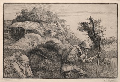 从伍兹Le Retour du Bois返回。 作者 阿方斯·莱格罗斯（Alphonse Legros）