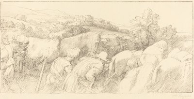 农民归来 作者 阿方斯·莱格罗斯（Alphonse Legros）