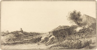 与 "Hay Rentrant le foin "一起返回。 作者 阿方斯·莱格罗斯（Alphonse Legros）