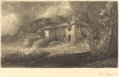 城堡遗址 作者 阿方斯·莱格罗斯（Alphonse Legros）