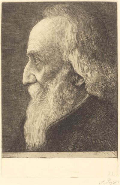 自画像》，第13版，1906年。 作者 阿方斯·莱格罗斯（Alphonse Legros）
