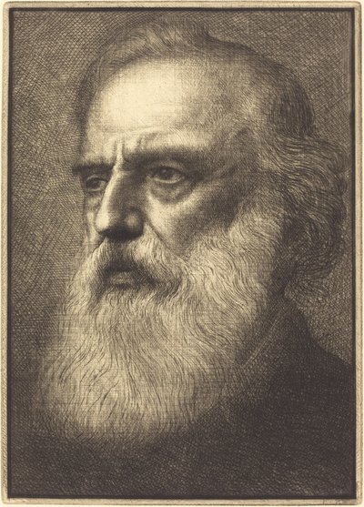 自画像》，第4版。 作者 阿方斯·莱格罗斯（Alphonse Legros）