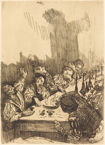 暗影迷踪。 作者 阿方斯·莱格罗斯（Alphonse Legros）