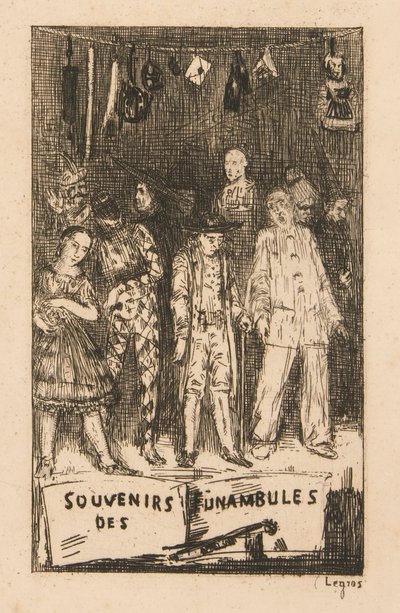 Funambules 回忆录 作者 阿方斯·莱格罗斯（Alphonse Legros）