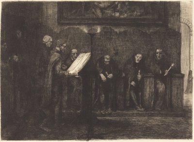 西班牙歌手 Les chantres espagnols, 1865. 作者 阿方斯·莱格罗斯（Alphonse Legros）