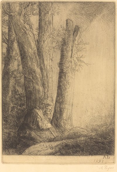 为浪子的研究 作者 阿方斯·莱格罗斯（Alphonse Legros）
