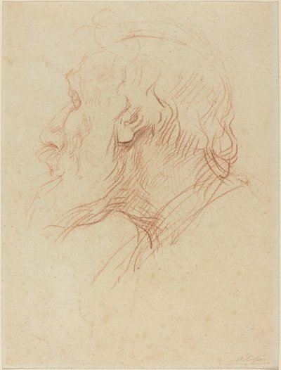 一个乞丐的研究。 作者 阿方斯·莱格罗斯（Alphonse Legros）