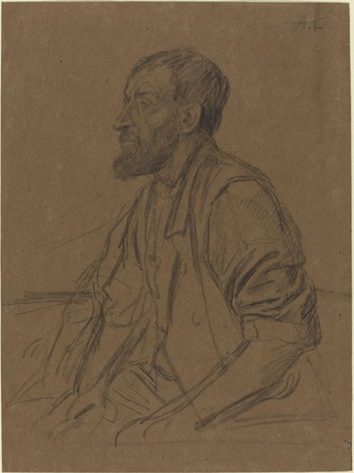 一个工人的研究 作者 阿方斯·莱格罗斯（Alphonse Legros）