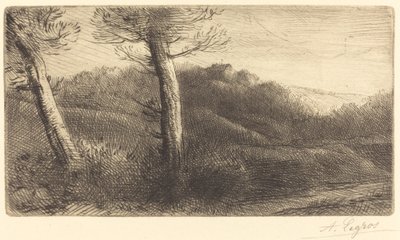 夕阳 作者 阿方斯·莱格罗斯（Alphonse Legros）