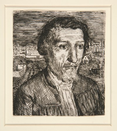 Tete de Charpentier（夏朋蒂埃 作者 阿方斯·莱格罗斯（Alphonse Legros）