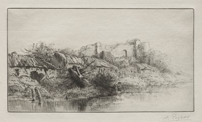 被遗弃的村庄 作者 阿方斯·莱格罗斯（Alphonse Legros）