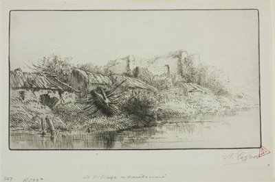 被遗弃的村庄 作者 阿方斯·莱格罗斯（Alphonse Legros）