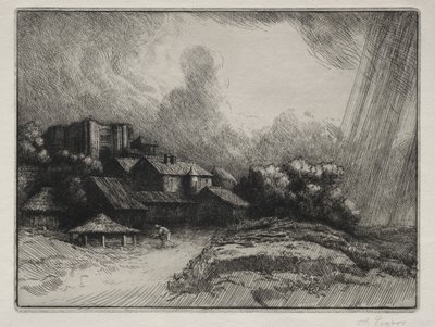 修道院农场 作者 阿方斯·莱格罗斯（Alphonse Legros）