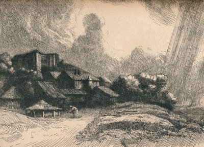 修道院农场，c1893 作者 阿方斯·莱格罗斯（Alphonse Legros）